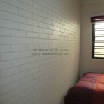 Brick Patterned  Vinyl Wallpaper Design installed at Pasay City, Philippines