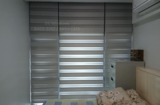 gray korean blinds